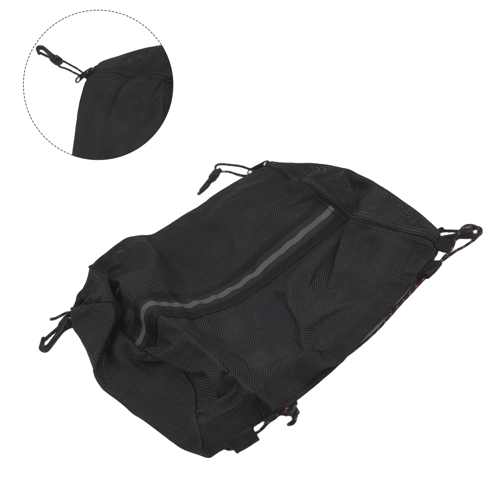 

Уличный рюкзак, сумка для палубы, светоотражающие полосы видимости, удобный для путешествий рюкзак, водонепроницаемая ткань Оксфорд, регулируемые крючки