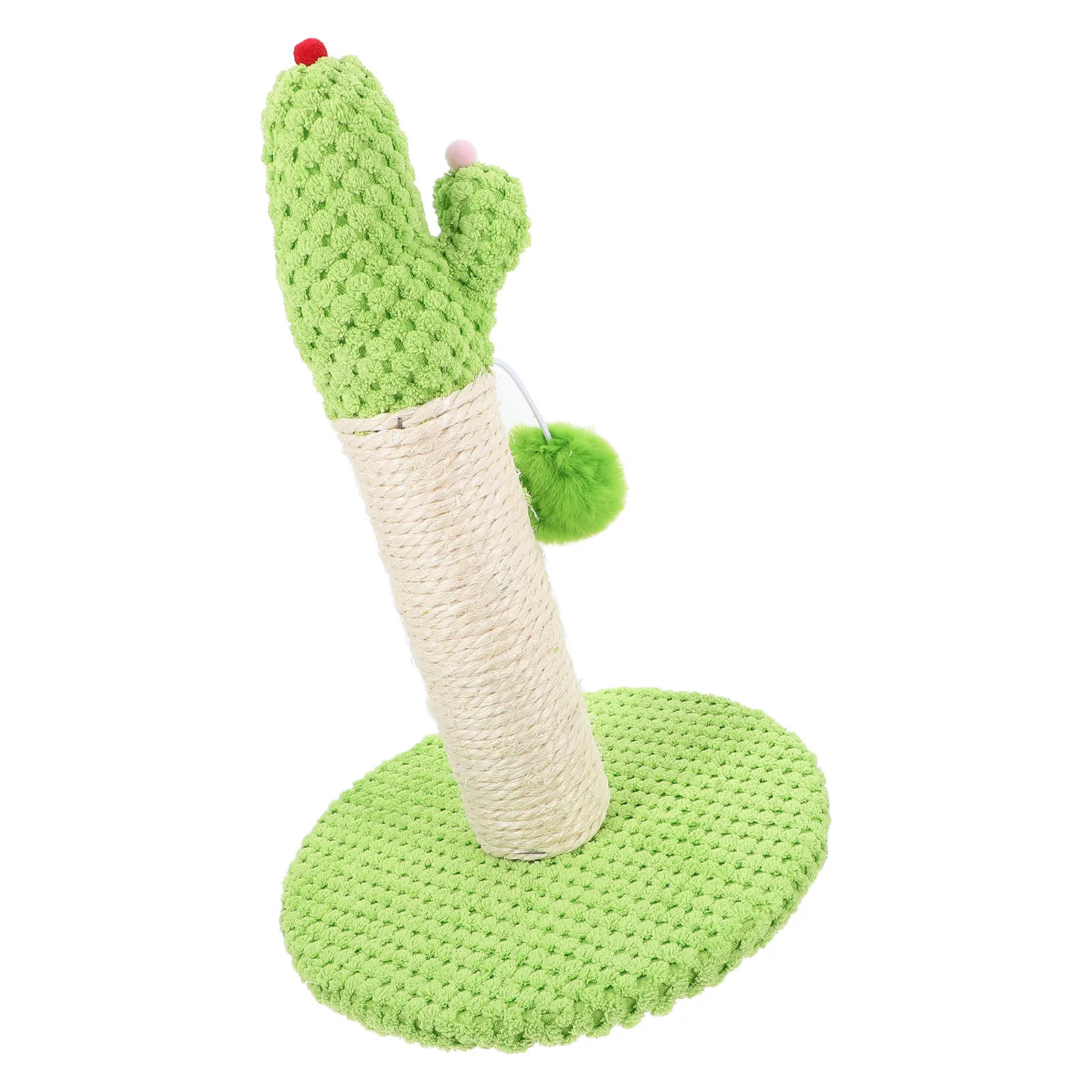 

Cat Scratching Post Cactus Shaped Thickened Vertical Scratcher Wear-Resistant Reusable Floor Pole Comfortable Cat Supplies