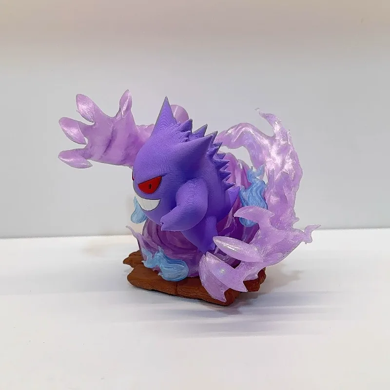 Nieuwe 7 cm Pokemon Gengar Anime Figuur PVC Model Speciale Effecten Scène Desktop Ornamenten Standbeeld Randapparatuur Verjaardagscadeautjes Speelgoed Kid