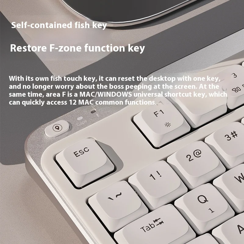 Kzzi I75 Youth Edition Wireless Dwarf Switch Mechanical Keyboard 3Mode Aluminum Alloy Frame Lightweight Custom Office Keyboard