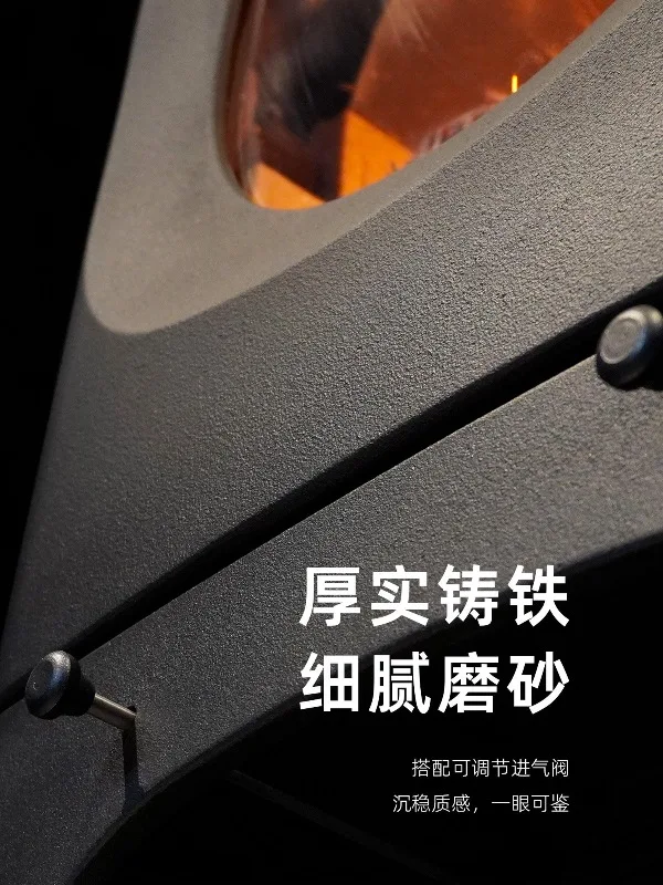 Real fire fireplace Wood burning villa B & B living room Self-built room Indoor household fireplace Wood fire heating
