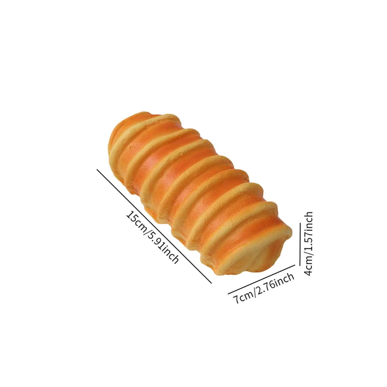 Simulación de comida falsa, juguete sensorial para el estrés, divertido juguete de descompresión, juguete de comida de crecimiento lento para niños, adultos, adolescentes, regalos de vacaciones