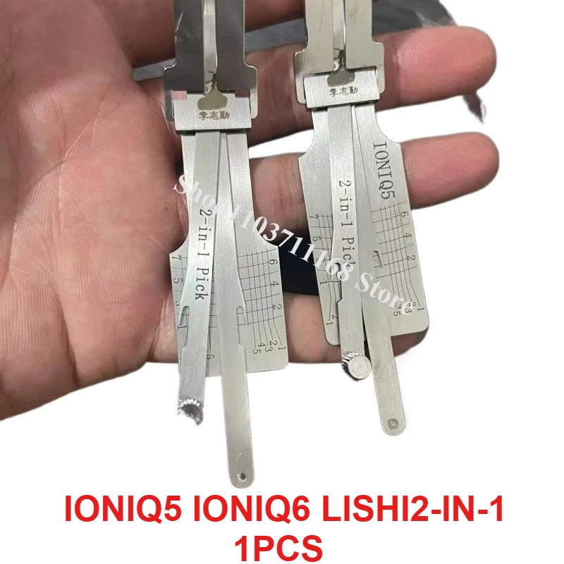 IONIQ5 IONIQ6 LISHI 2-IN-1 Picklock and For Hyundai Ioniq Tucson Tool Locksmith KK12 2-in-1 Key Decoder Car Automotive Picking