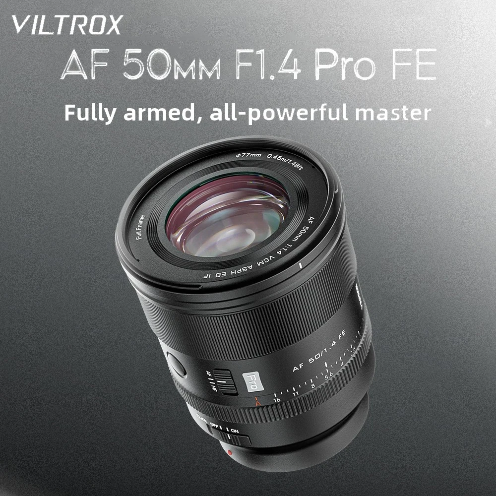 VILTROX AF 50mm F1.4 Pro Full-frame Standard Auto Focus Lens for Sony E Nikon Z Mount Camera Lens