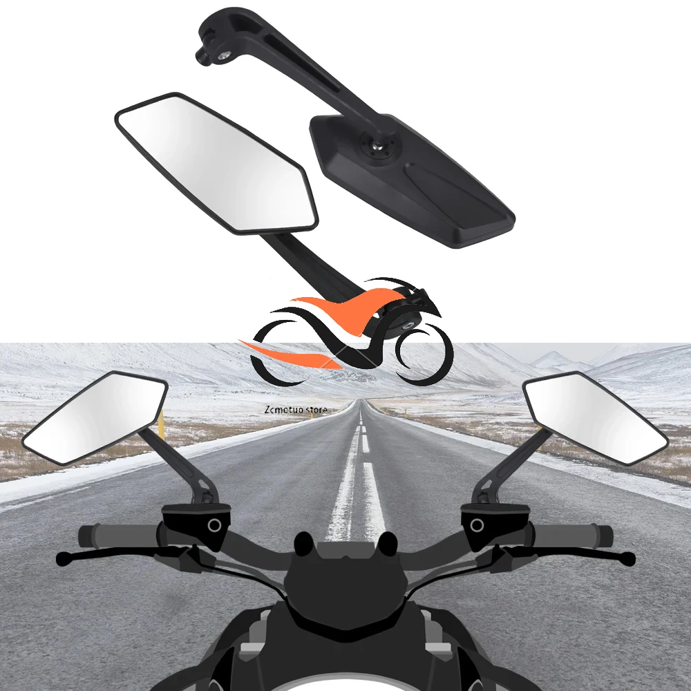 

K0AF Motorbike Rearview Side Mirrors Adjustable Motorcycle Rearview Mirror