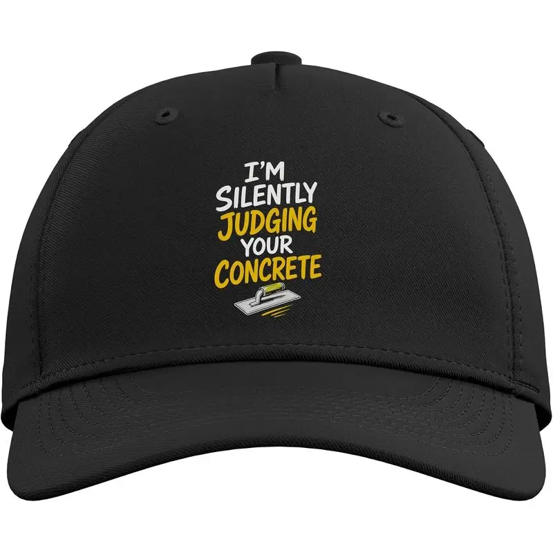 Concrete Finisher Humor Concrete Worker Adjustable Baseball Hat