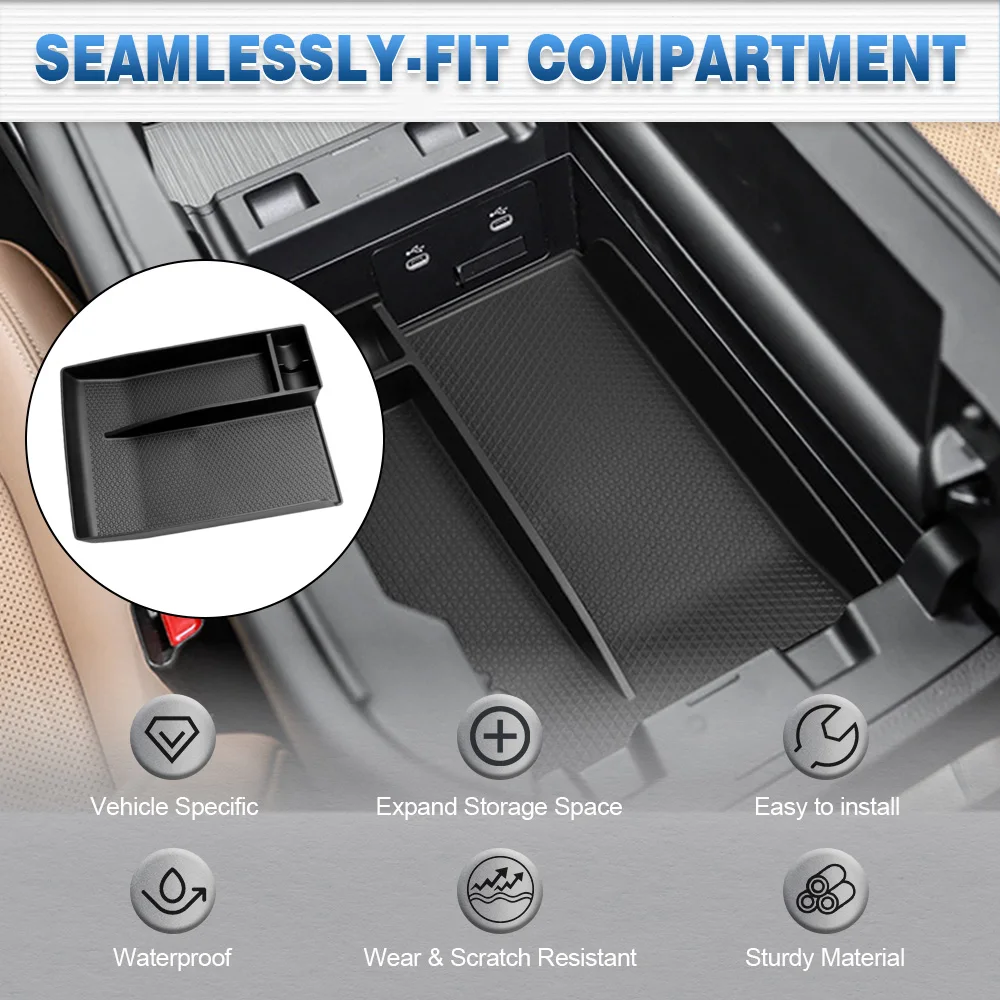 

For Mazda CX-70 CX-90 CX90 CX70 2024 2025 Car Center Console Armrest Storage Box Tray Organizers Auto Interior Accessories LHD