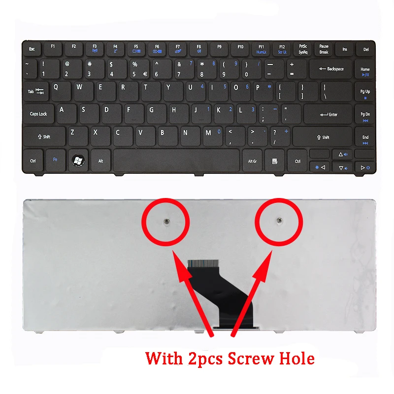 Teclado para portátil Compatible con Acer 4750, 4750G, MS2316, 4743G, MS2332, 4752, 4752G, MS2347 45, nuevo 60 4560G MS2340 4352 4352G