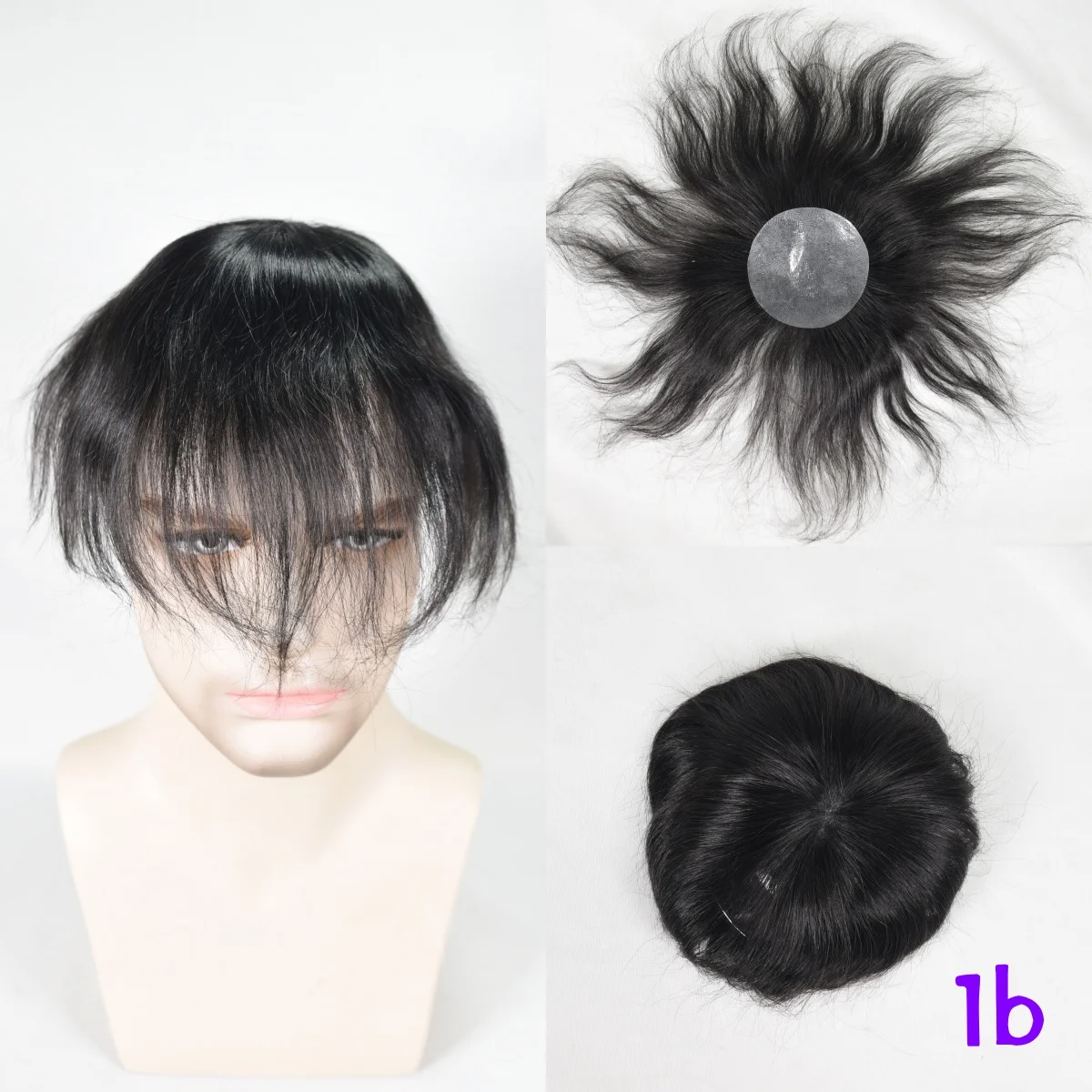 Men's Ultra-Thin 8x8cm PU Bald Spot Solution