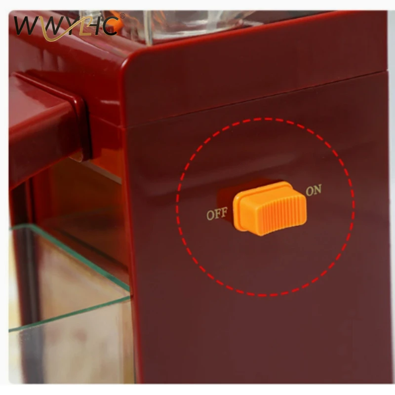 Suitable for Mini Electric Peanut Butter Maker Sesame Paste Grinding Machine Small Home Nut Grinder Reddish Brown