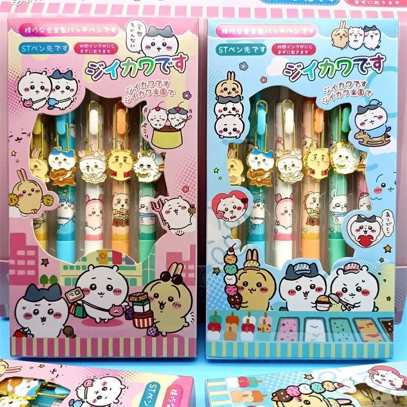 caneta-de-metal-com-patch-de-anime-pokemon-chiikawa-caneta-neutra-macia-e-fofa-para-estudantes-caneta-preta-de-secagem-rapida-presente-de-aniversario-para-criancas