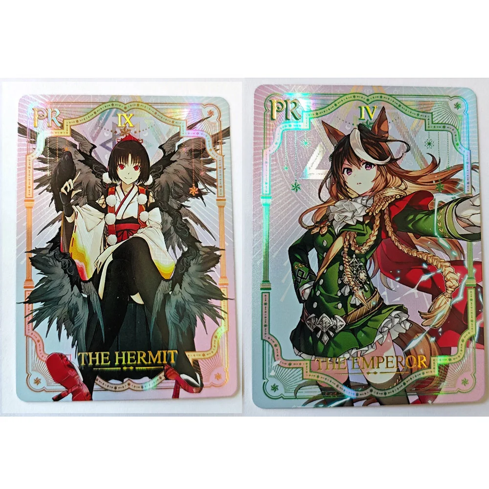 Anime Goddess Story 2M13 PR Black Magician Girl Frieren Premium Flash Card Collectible Card Boy Games Toys Christmas Birthday