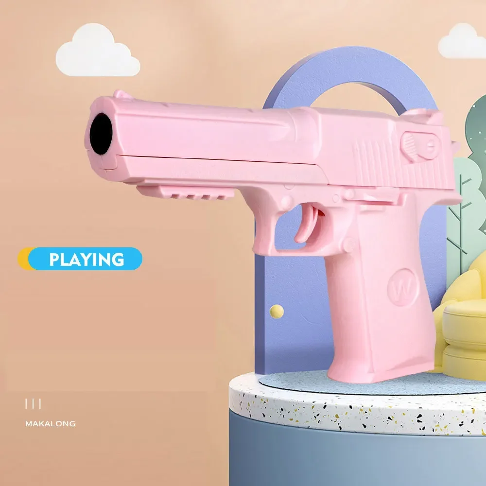 WW Kinderen Speelgoedgeweren Plastic Pistool Handmatig Pistool Speelgoed Schuim Dart Blaster Schieten Model Launcher Voor Jongens Meisjes Outdoor Games