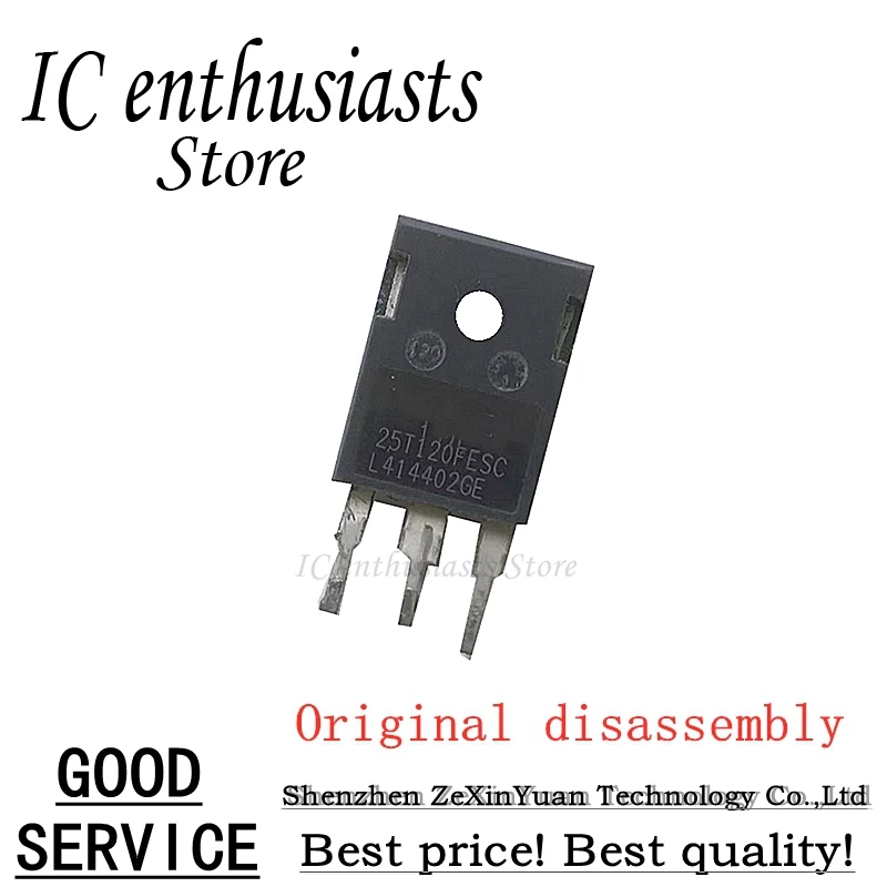 5PCS 10PCS 20PCS 25T120FESC 25T120F TO-247 Original disassembly