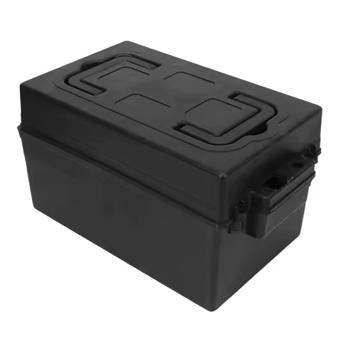 Electric Motorcycle Battery Box Portable Plastic Handheld Scooter Battery Storage Case