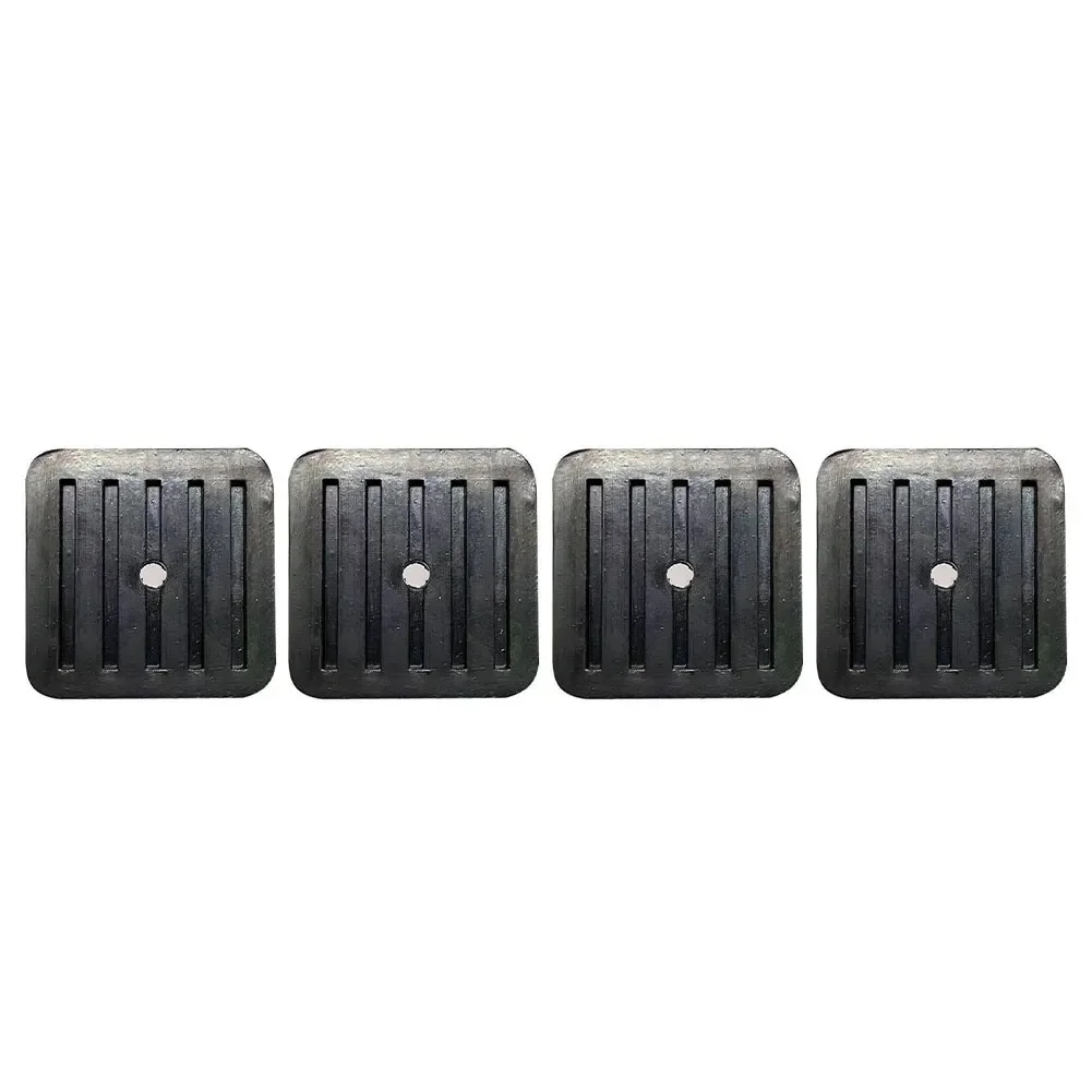 4 Piece Rubber Mounting Pads For Air Conditioner Outdoor Units To Reduce Vibration Transmission And Operational Noise Emission