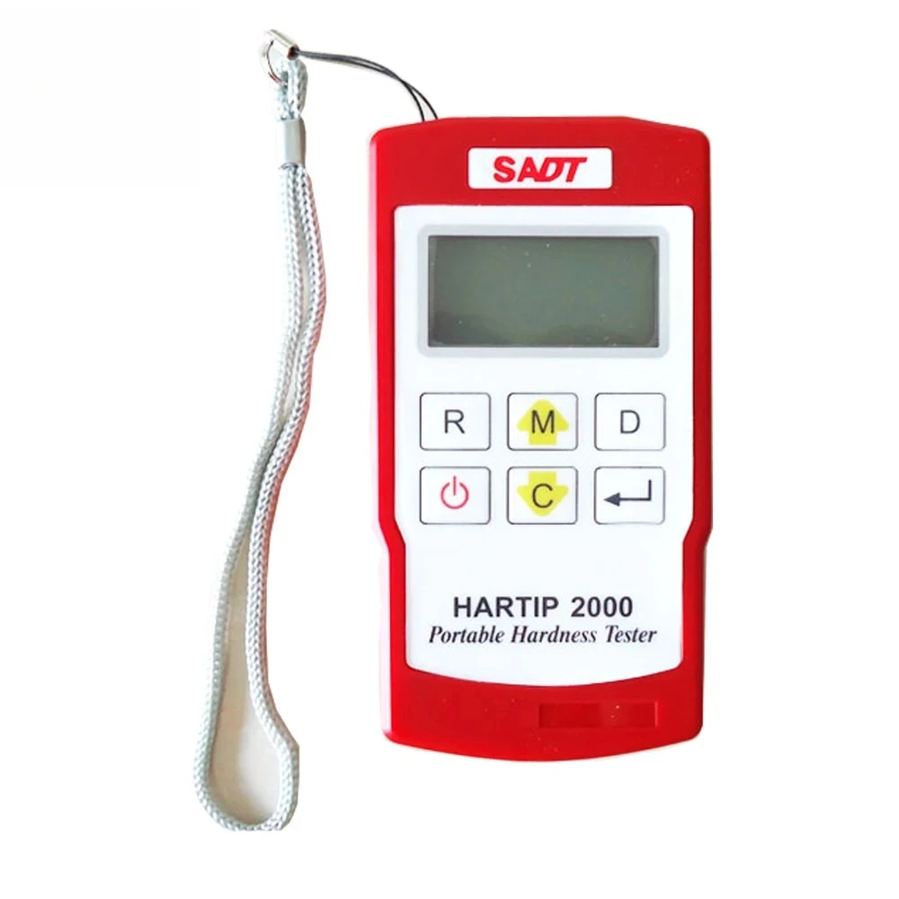 -2000 Leeb Hardness Tester Digital HARTIP2000 Measuring Gauge LCD Display 999 Data For Memory
