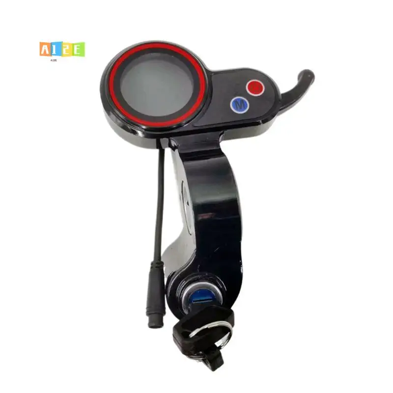 

A12E-Electric Scooter LCD Display For Hitway H5 With Locking Instrument Dashboard Replacement Kickscooter Parts & Accessories