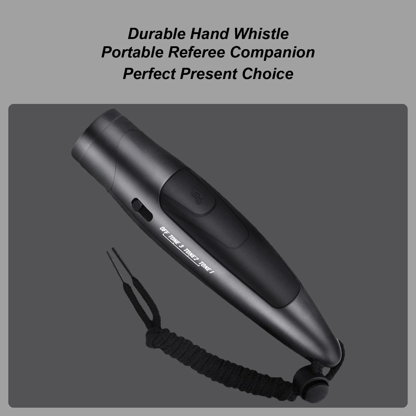 

Hand Whistle Adjustable Horn With Clear Sound Coaches Whistle Horn For Enthusiast Teacher Outdoor Class Pet Training Birthday