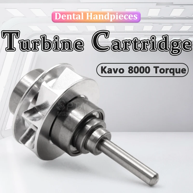 Dental Practice With The New And Improved KV 8000 Torque Dental Unit Handpiece Rotor Repair Air Turbine Cartridge Dentistry Tool