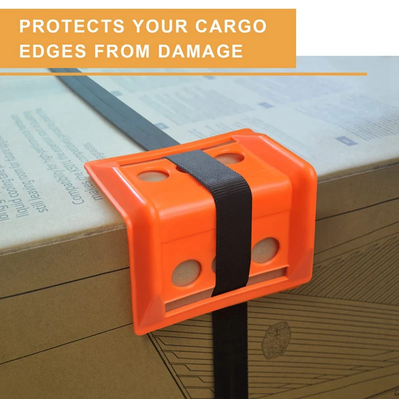 ABSE-Flatbed Edge Corner Guard Bracket (12 Pieces) Heavy Cargo Protection Flatbed Equipment Transportation Cargo Protection