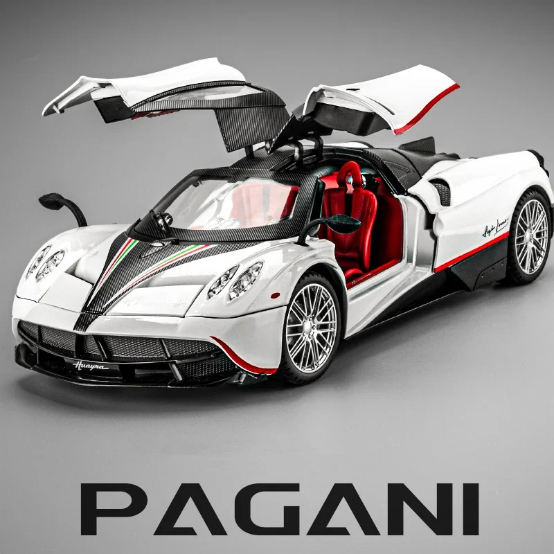 

1:18 Pagani Huayra Dinastia Модель гоночного автомобиля из сплава, металлическая игрушка, модель спортивного автомобиля, имитация звука и фотографий, детский подарок