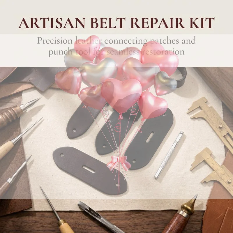 1Set 3.5mm Round Hole Belt Puncher, Leather Hole Punch Tool For Belt Connector And Gasket