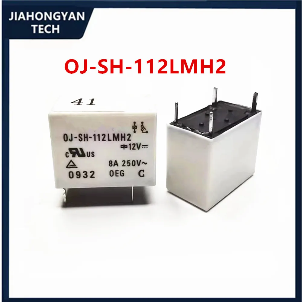 5PCS Brand new original OJ-SH-112LMH2  relay 12V 8A 4-pin set normally open