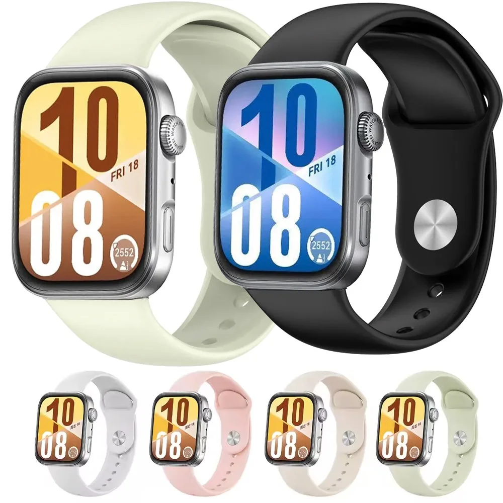 Sport-Silikonarmband für Huawei Watch Fit 4/3/4 Pro, atmungsaktives, bequemes Armband, austauschbar für Huawei Watch Fit 3/4/4 Pro