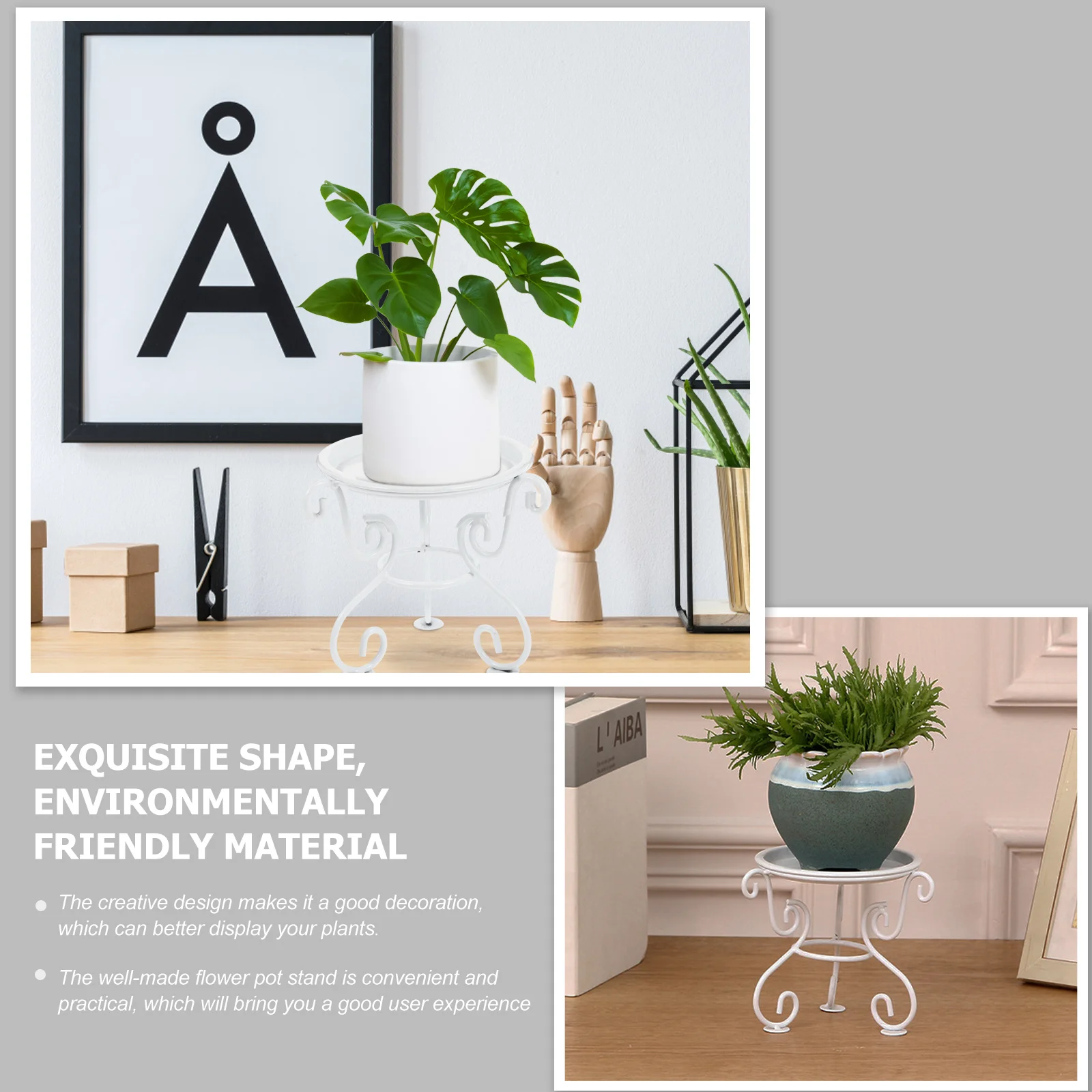 

Plant Stand Sturdy Flowerpot Holder Flowerpot Holder Frame For Indoor Outdoor Garden Bonsai Decorative Pot Rack