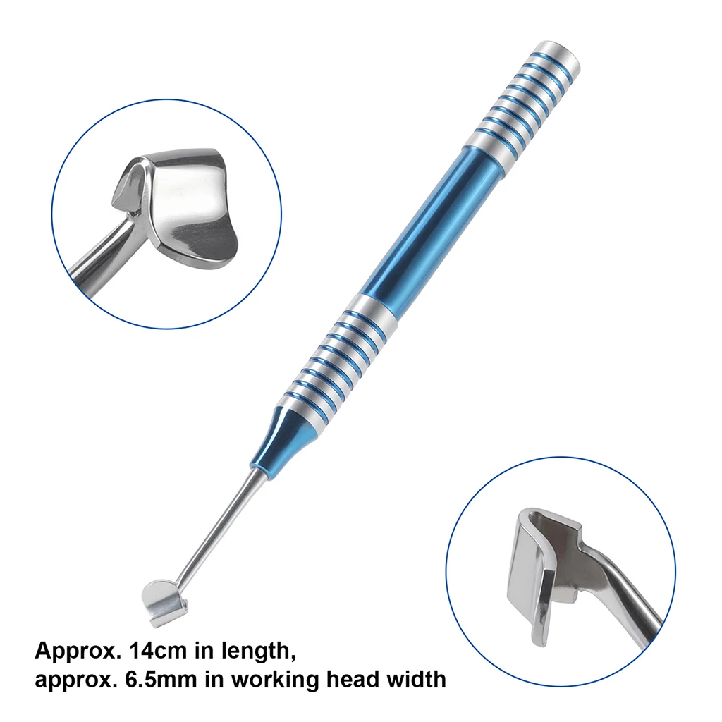 5-teiliges Set AZDENT Dental Periosteal Elevator Separator für Weichgewebe-Implantat-Kit, chirurgische Lingualflap-Werkzeuge aus Edelstahl – Detail 7