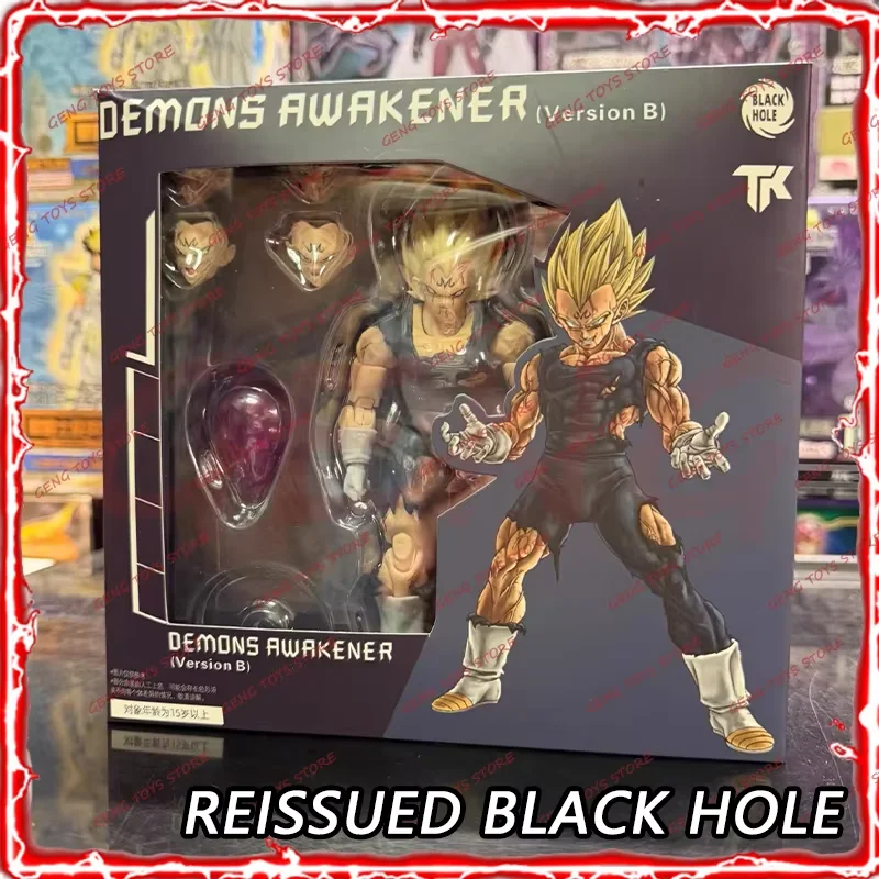 

NEW BLACK HOLE & TK Dragon Ball SHF Super Saiyan SSJ Majin Vegeta Action Figures Anime Majin Vegeta GOKU Toys Birthday Gift