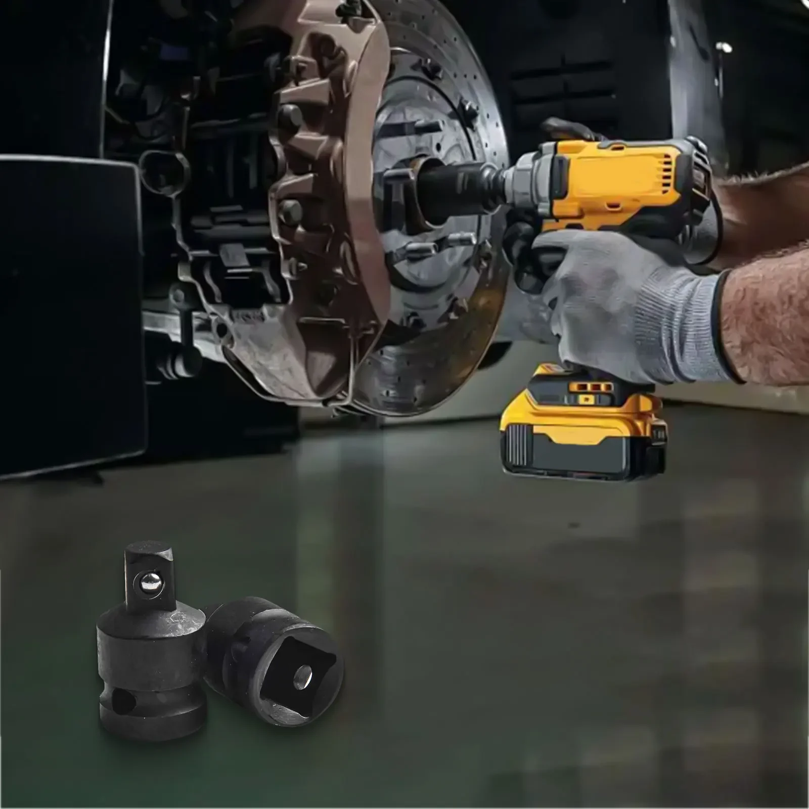 1/2 to 3/8 Inch Drive Reduction Adapter Sleeve for Mechanics Automotive Technicians and DIY Home Improvement Projects