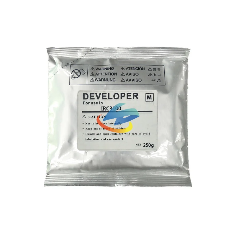 1PCS IRC3200 Developer Powder Compatible for Canon IRC3100 3200 5185 4580 4080 3100 IRC3200 IRC5185 IRC4580 IRC4080 CMYK/250g