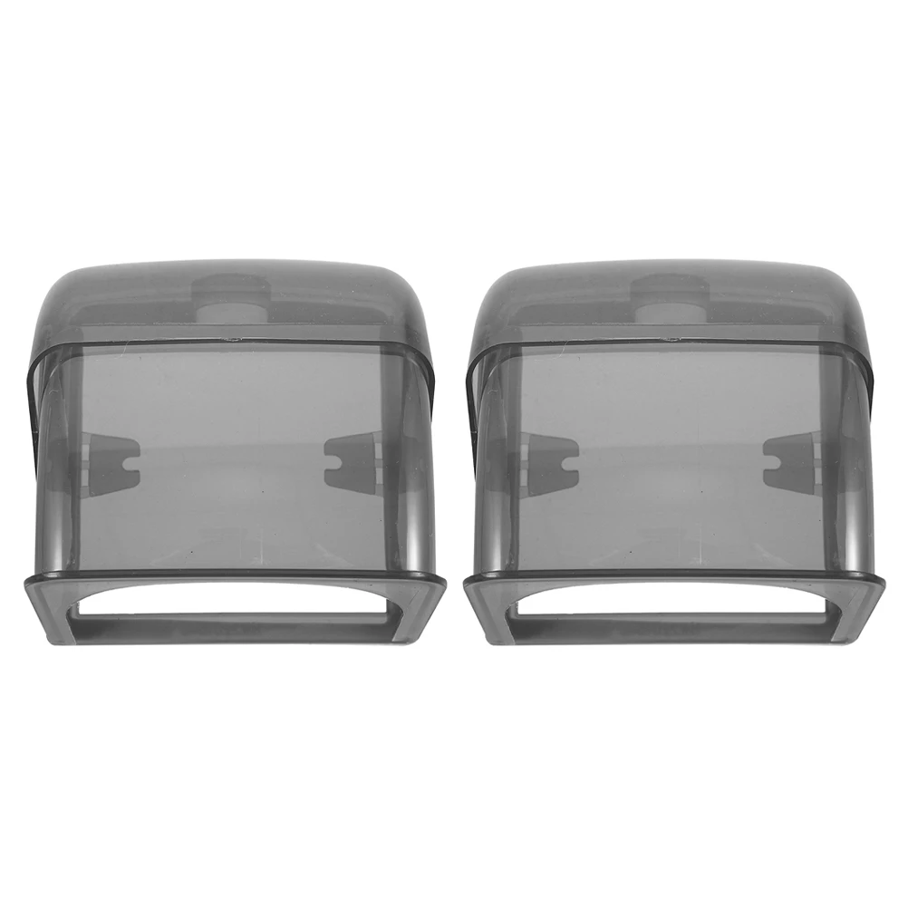 

2pcs Waterproof Socket Box Outdoor Outlet Cover Splashproof Weatherproof Receptacle Universal Fit for Electrical