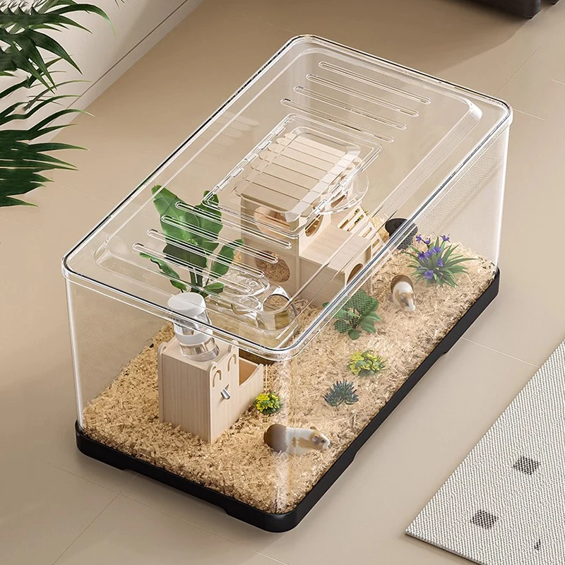 transparent-reptile-terrarium-household-breeding-tank-amphibious-habitat-box-for-turtle-gecko-lizard-fish