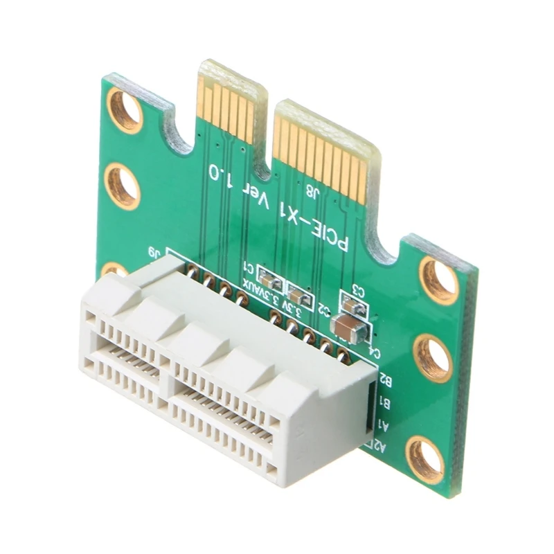 Computer PCI 1X rechtwinkliger 90-Grad-Adapter Riser-Karte 1U-Konverter