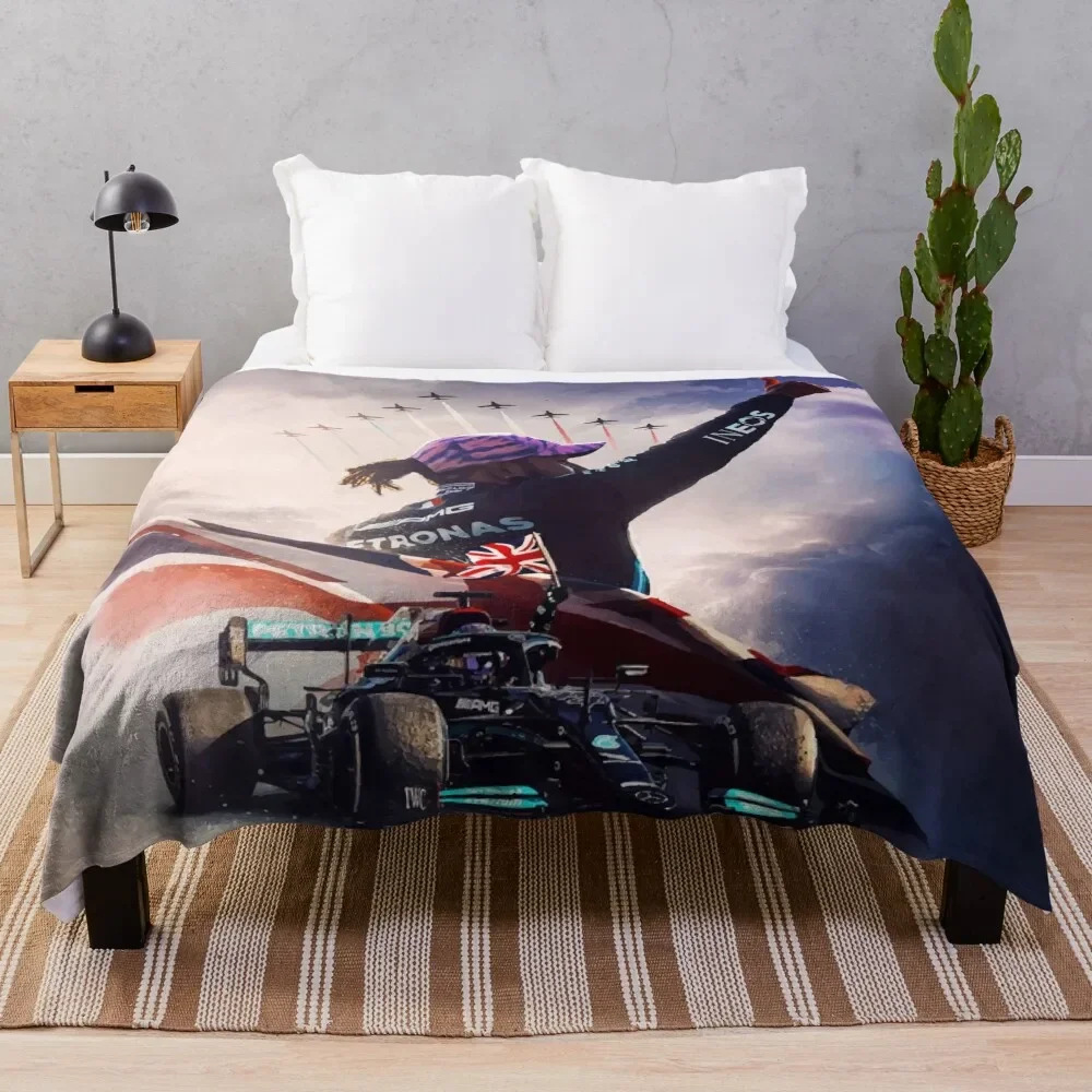 

Glory_Lewis Hamilton_Art - F1 2024 Throw Blanket Soft Beds Camping Polar Blankets