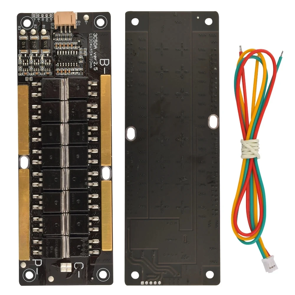 RONXII 3S Ternary Lithium Battery 50A Protection Board with Continuous Current and Balanced Head Inverter Battery Pack