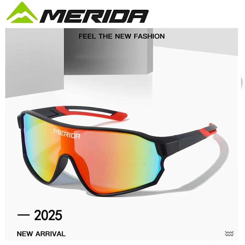 

Merida cycling sunglasses Women Men Sports Glasses UV400 Riding Eyewear Mountain Bike Road Bicycle Outdoor Lenses