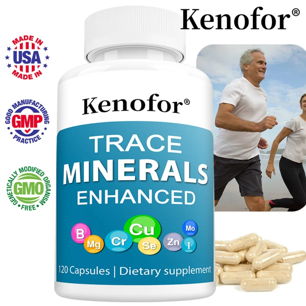 Trace Minerals Enhanced Complex - Contains Most Minerals To Help Maintain Overall Health, Boost Energy, and Improve Endurance