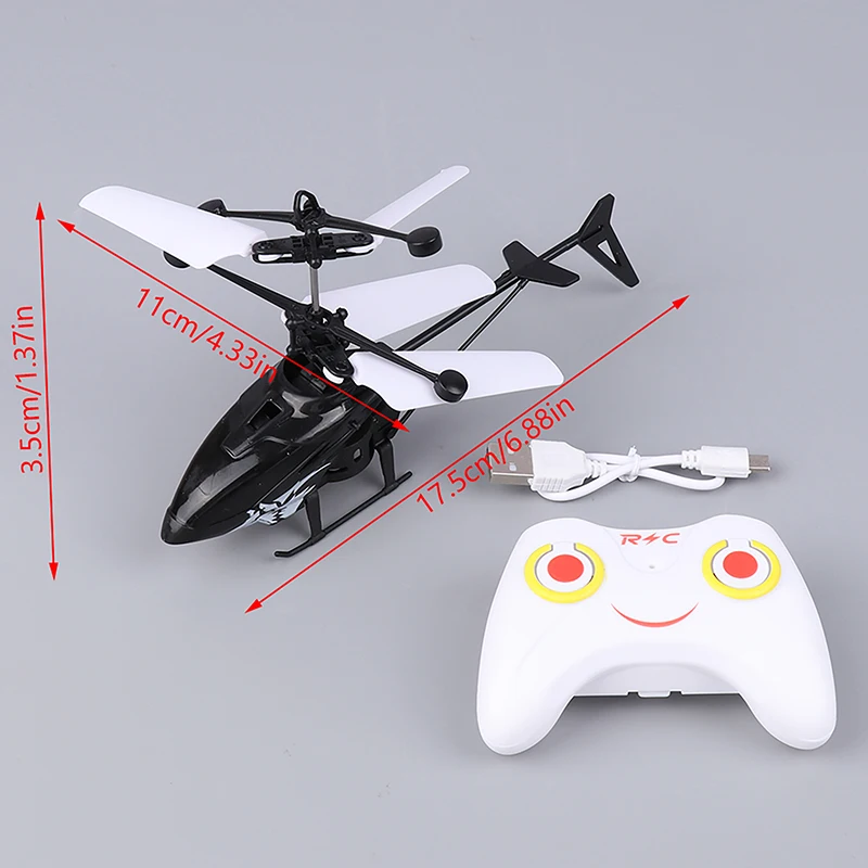 Remote Control Aircraft Helicopter Mini Drone Rechargeable Fall Resistant Induction Aircraft Primary School Toy Boy