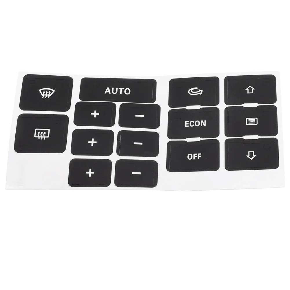 

For A6 C5 Repair Kit A/C Dash Button Car Accessories Replacement Black Decoration Protective Cover Anti Scrath