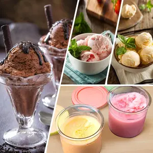 NINJA- CREAMI NINJA-NC300s Series Storage Jar com tampas de vedação, Ice Cream Maker substituições, copos para Ice Cream 8 principais vendas ninja cozinha - №6