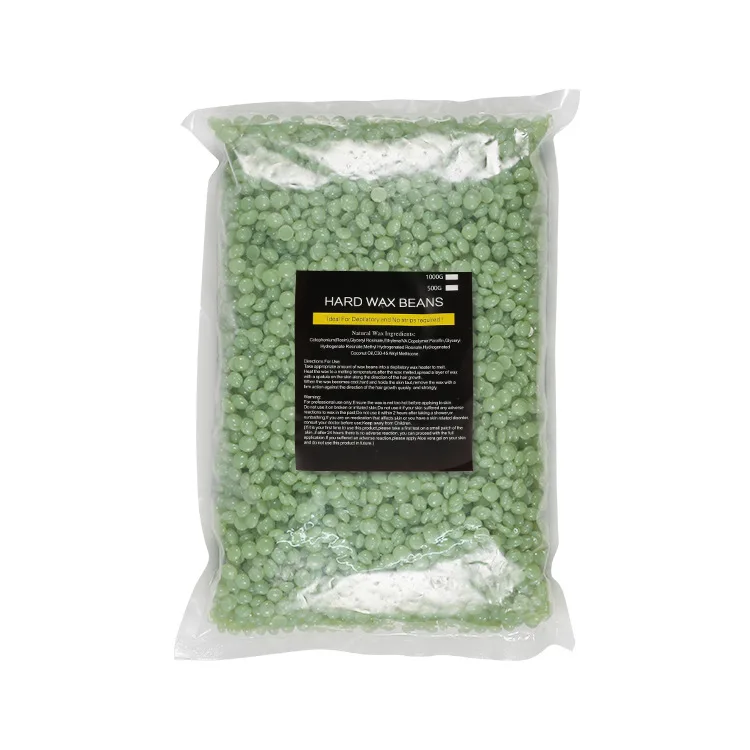 500 g/pak Wax Bonen Ontharingscrème Hot Film Pellet Verwijderen Bikini Gezicht Haar Benen Arm Ontharing Bean Unisex Ontharing