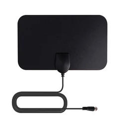 Antenna TV digitale 4K 150 miglia 1080P Booster dvb-t Antenna HD Flat Indoor Active 25DBi ad alto guadagno per VHF UHF TV Box Flat Setting