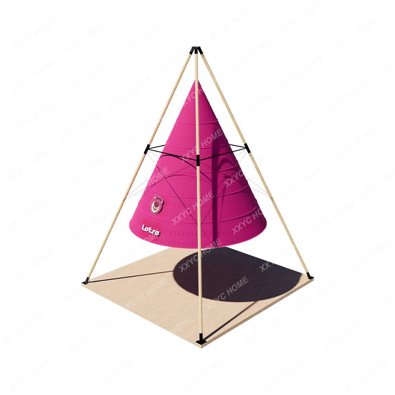 

Outdoor Strawberry Bear Canopy Camping Tent Lantern Tent Rainproof and Sun Protection Single Star Lotus Canopy Spot