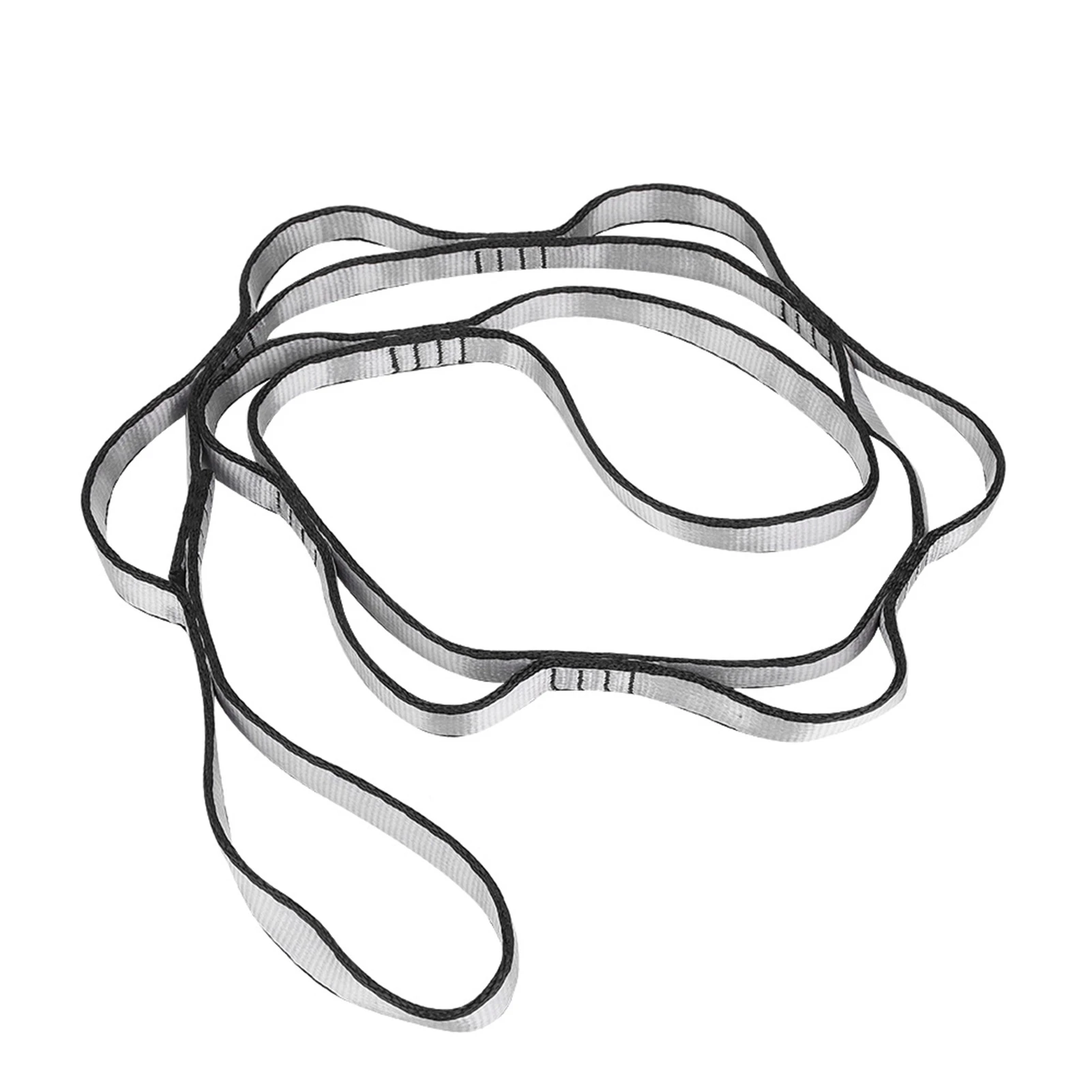 Extension Rope Belt Strap for Hammock Aerial Yoga Outdoor Camping 1.1M 7 Loops