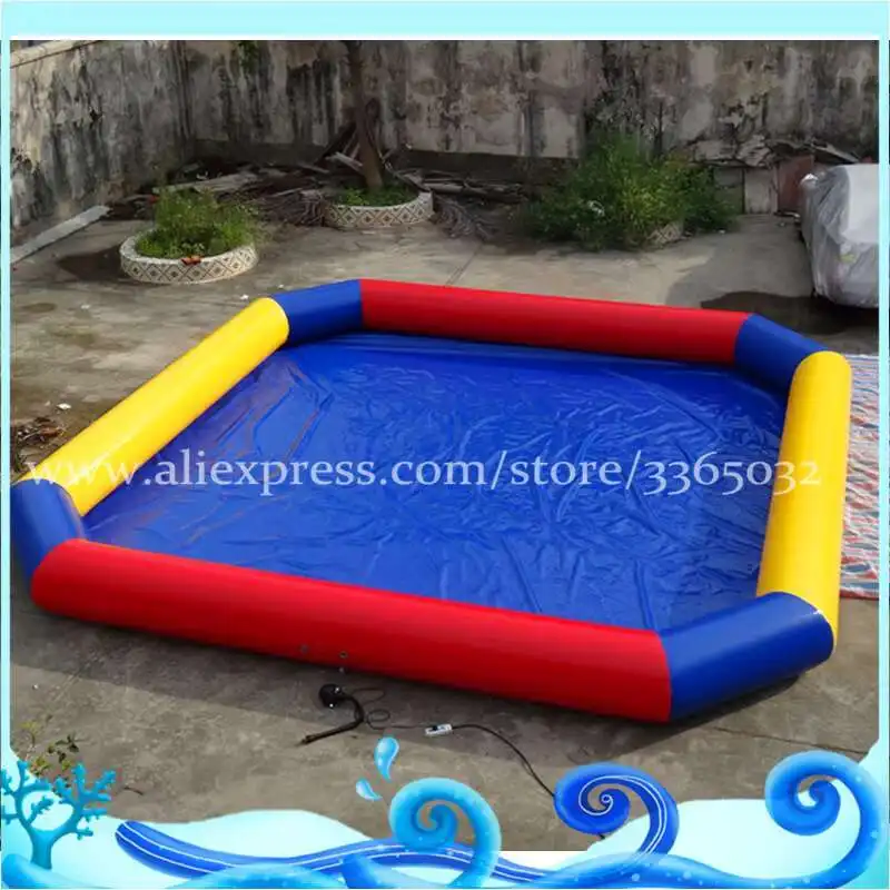 

Manufacture PVC Large Inflatable Swimming Pool Inflatable Above Ground Pools On Amusement Park