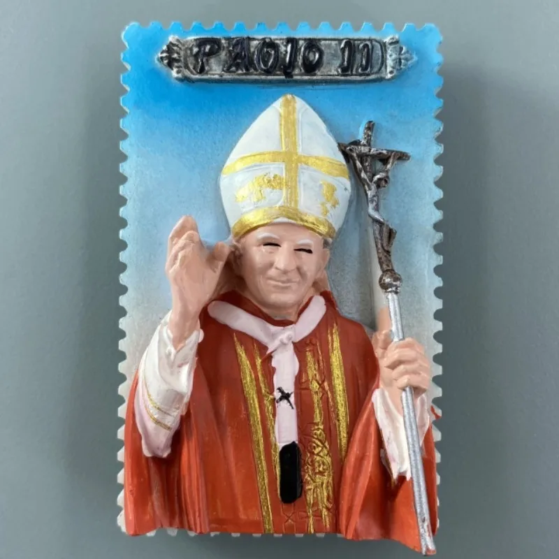 The Pope Fridge Magnets Home Decoration European Countries Travelling Souvenirs Refrigerator Stickers Wedding Gifts